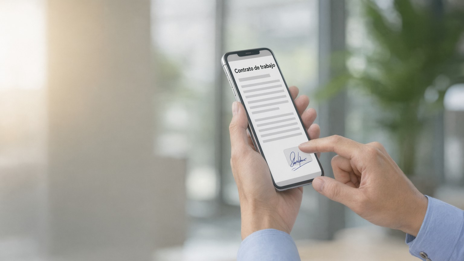 Firma electrónica de contratos laborales desde el celular en Perú
